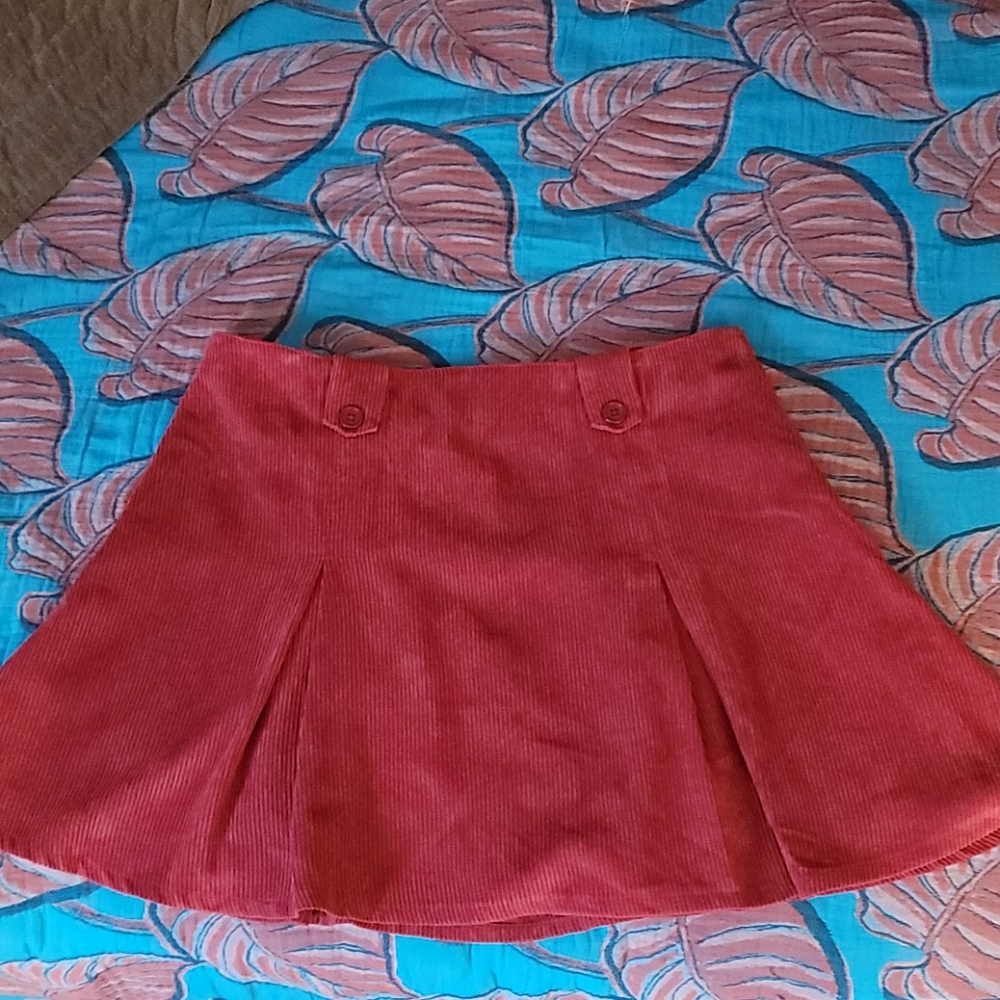 Corduroy Skater Skirt